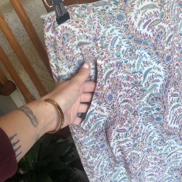 Maxou Vintage Cotton Boho Paisley Midi Skirt - Picture 4 of 10